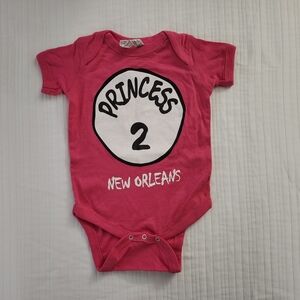 Rabbit Skins Hot Pink Graphic Onesie